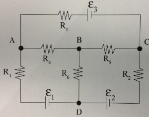 1829_Equations from Kirchhoffs for the circuit.png